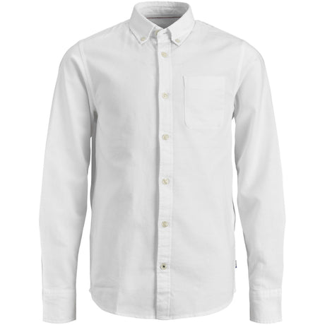 Jack & Jones Junior White Jjeoxford Skjorte L/S Noos Jnr