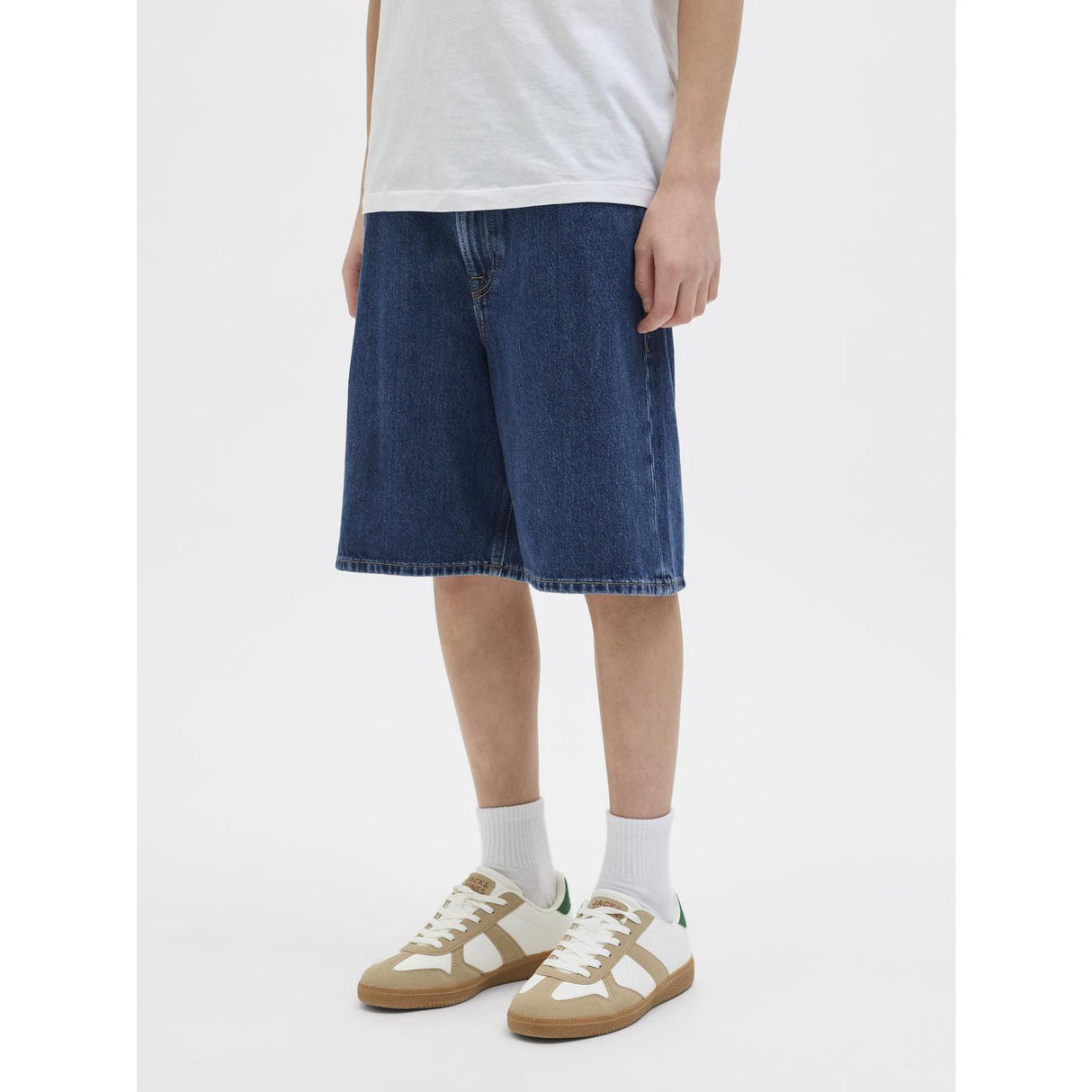 Jack & Jones Junior Blue Denim Jjitony Jjoriginal Shorts Akm 723 Sn Jnr