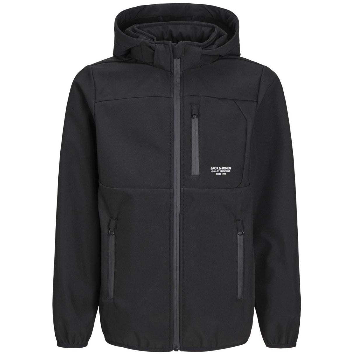 Jack & Jones Junior Black Jjetheo Softshell Jakke Noos Jnr