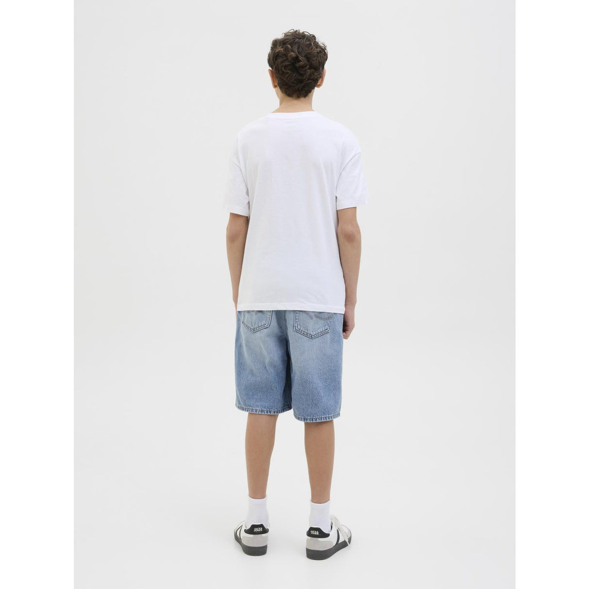 Jack & Jones Junior Blue Denim Jjitony Jjoriginal Shorts Akm 920 Sn Jnr