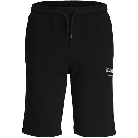 Jack & Jones Junior Black Jpstgordon Archive Sweat Shorts Mid Jnr