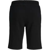 Jack & Jones Junior Black Jpstgordon Archive Sweat Shorts Mid Jnr
