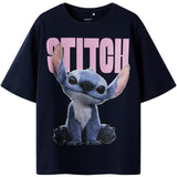 Name It Navy Blazer Nkfnibus Stitch Nreg Ss Topp Lnoos Wdi