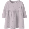 Name It Lilac Marble Nbfberries Ls Kjole Box