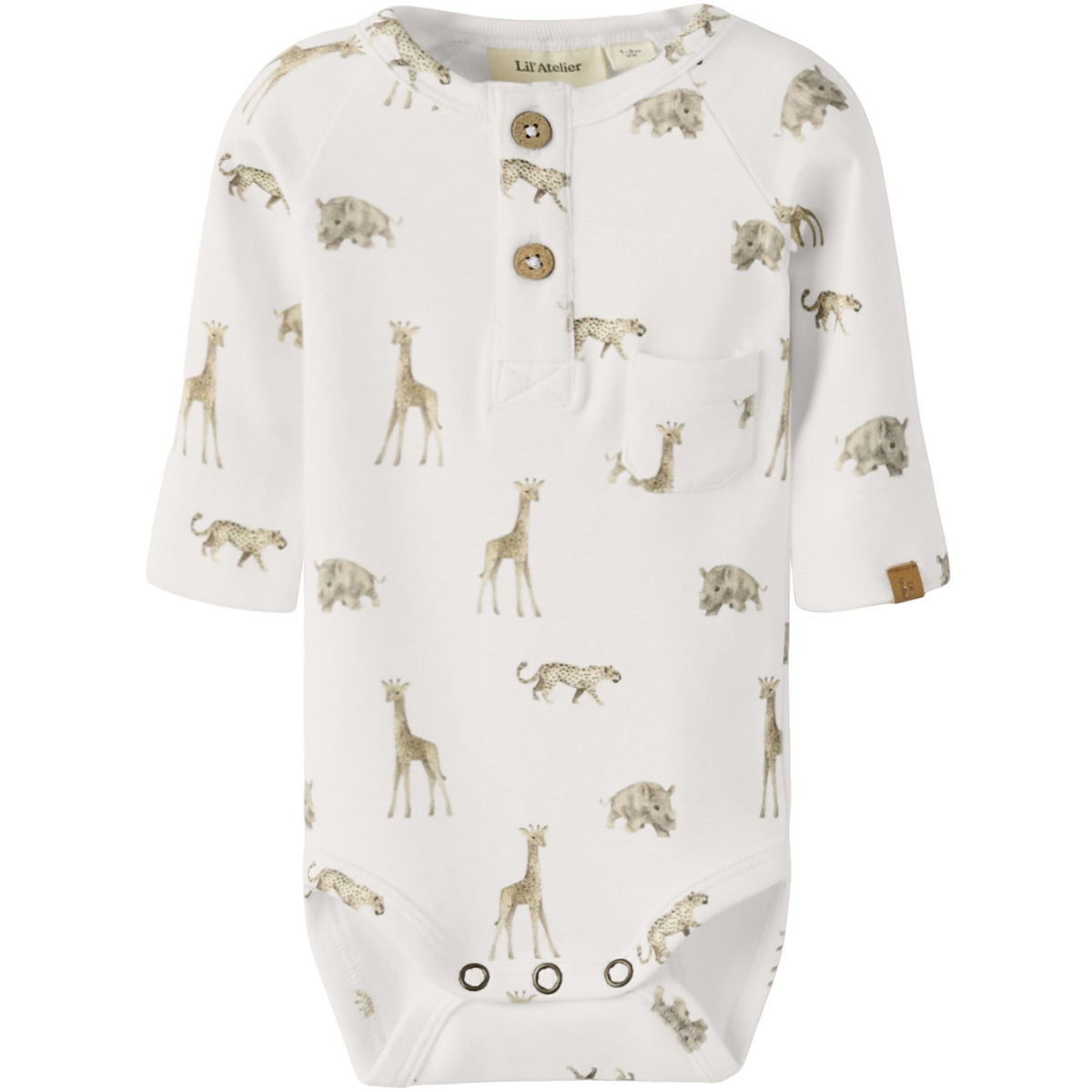 Lil' Atelier HEMD STRAMPLER - Body - coconut milk