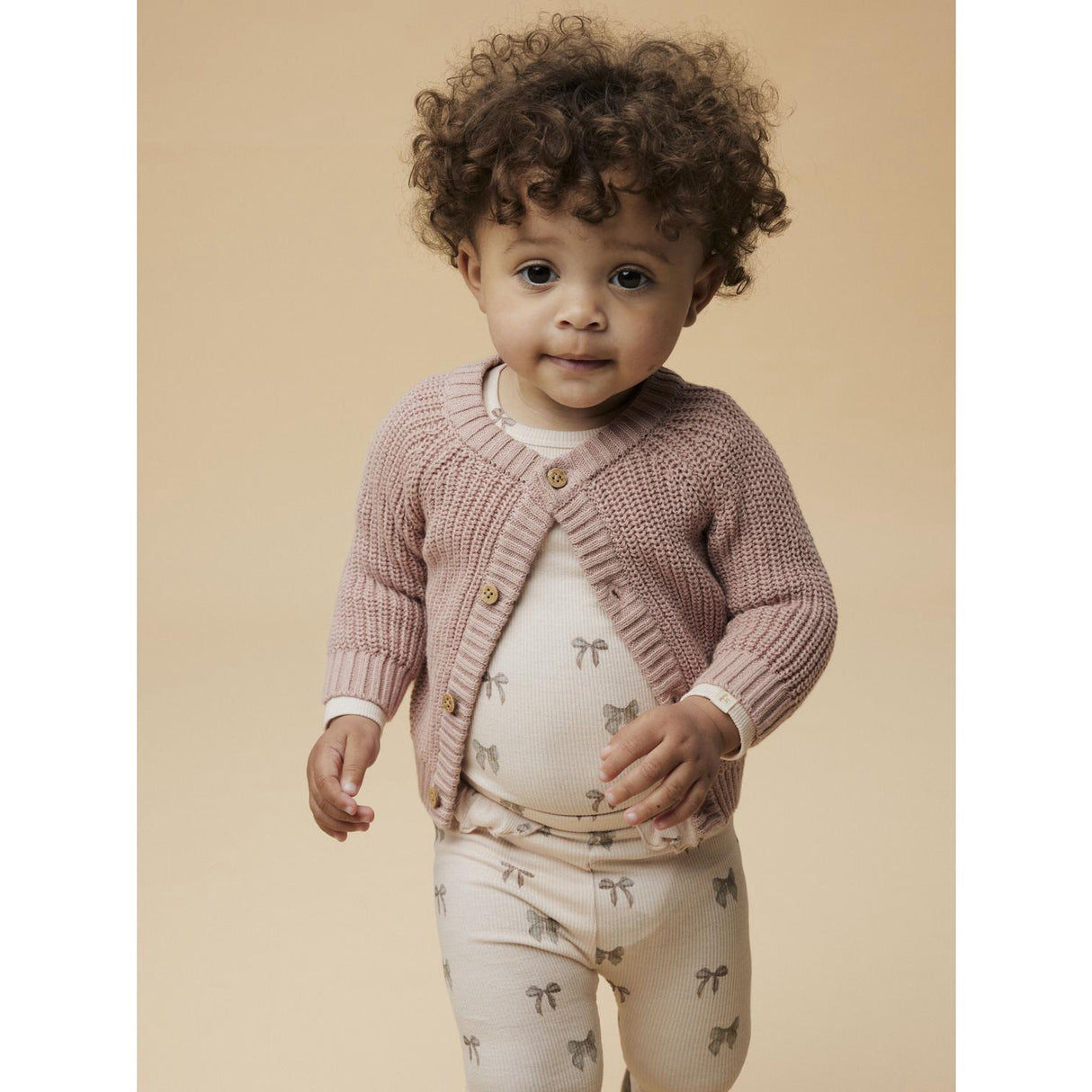 Lil'Atelier Silver Peony Bow Nbfgavo Eko Ls Slim Body Lil Noos