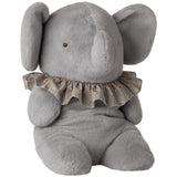 Maileg Plyselefant, Stor - Blå/grå