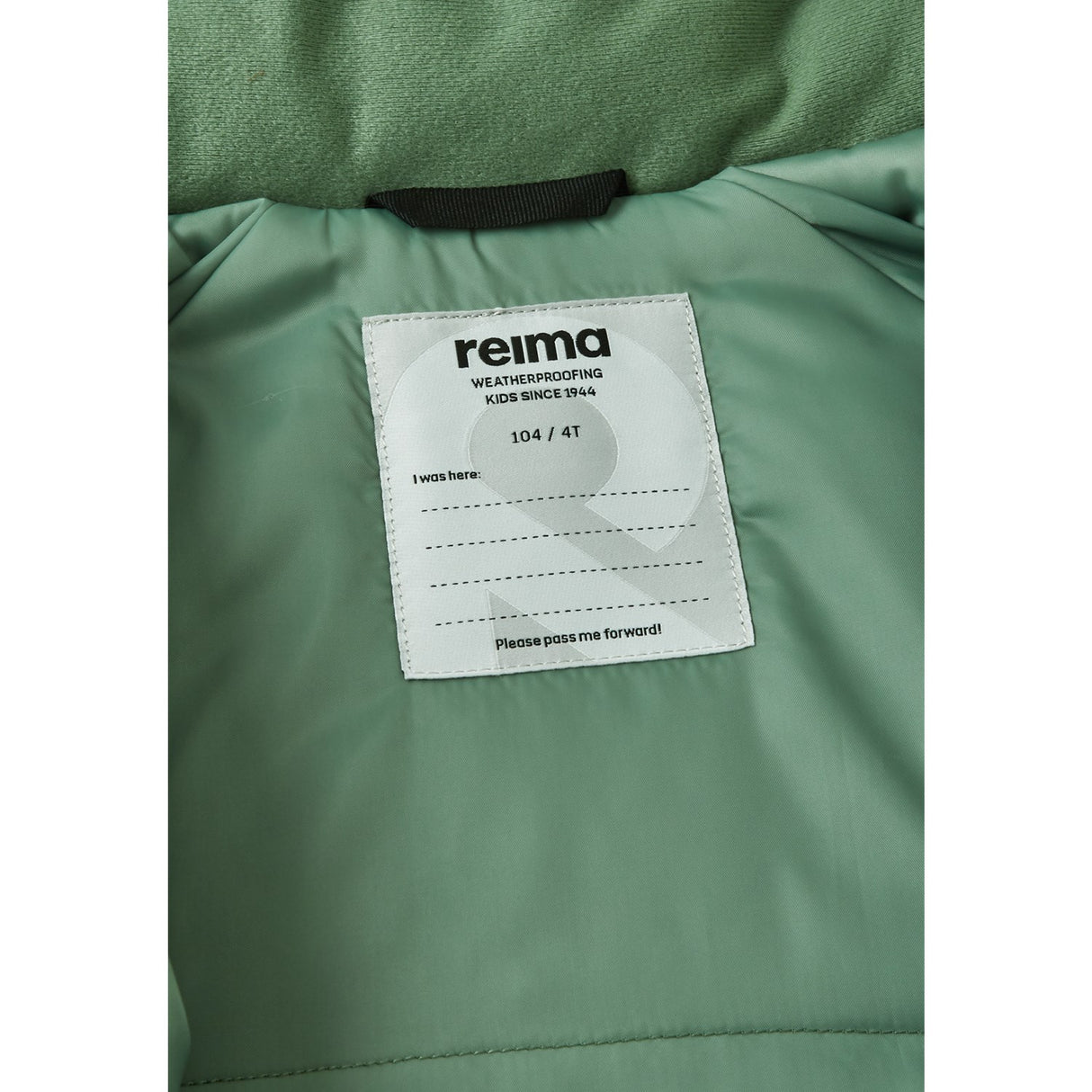 Reima Tromssa Green Clay Reimatec Vinter Flydress