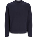Jack & Jones Junior Night Sky Jprblamilano Stitch Strikk Crew Neck Jnr