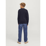 Jack & Jones Junior Night Sky Jprblamilano Stitch Strikk Crew Neck Jnr
