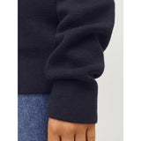 Jack & Jones Junior Night Sky Jprblamilano Stitch Strikk Crew Neck Jnr