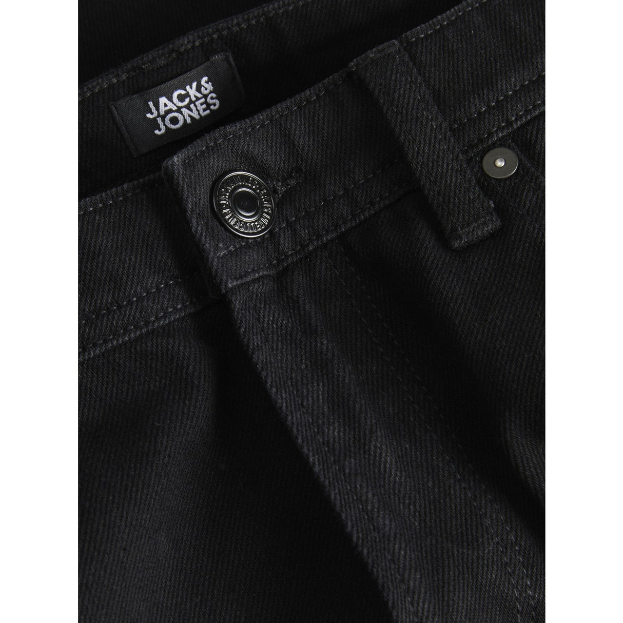Jack & Jones Junior Black Denim Jjichris Jjoriginal Sq 740 Sn Jnr