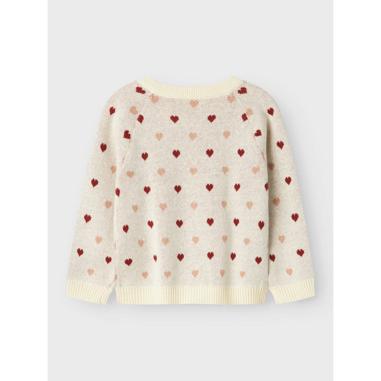 Lil'Atelier Turtledove Red Heart Nmfsaran Ls Strikk Card Heart Lil