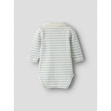 Lil'Atelier Coconut Milk Dusty Blue Nbmhaldur Ls Slim Body Lil