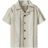 Lil'Atelier Coconut Milk Nbmfibert Ss Loose Skjorte Lil