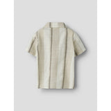 Lil'Atelier Coconut Milk Nbmfibert Ss Loose Skjorte Lil