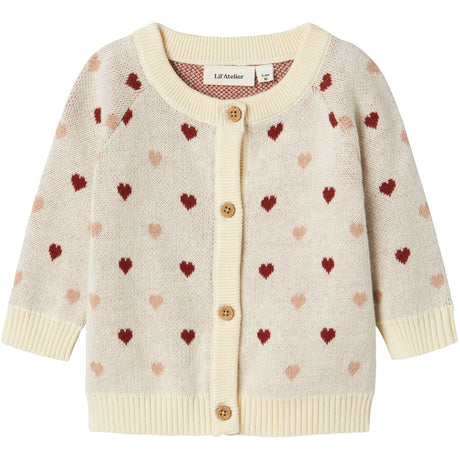 Lil'Atelier Turtledove Red Heart Nbfsaran Ls Strikk Card Heart Lil