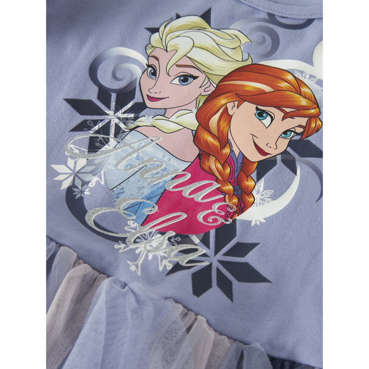 Name It Purple Impression Nmfmom Frozen Ss Tyll Kjole Wdi