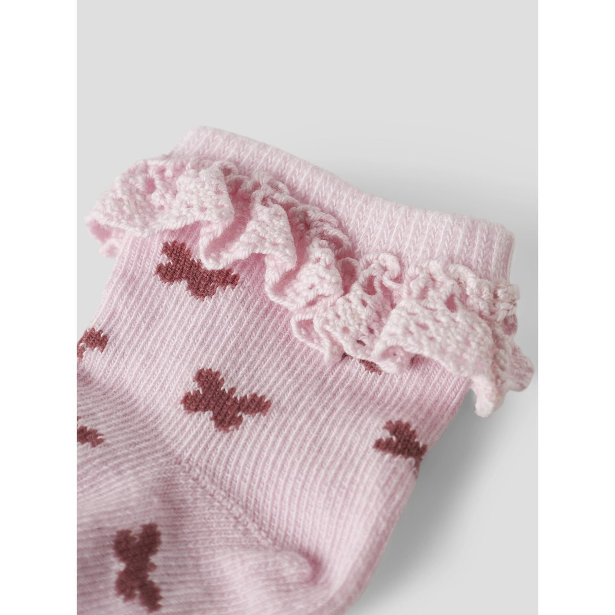 Name It Cradle Pink Nbffutterfly Strømper