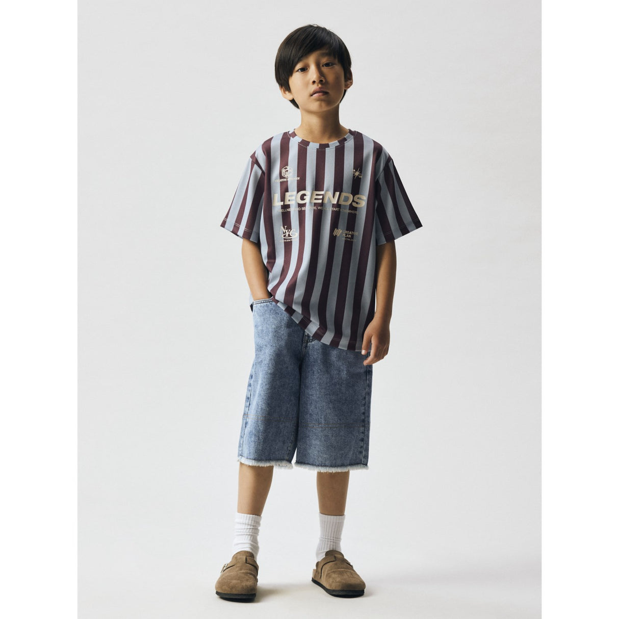 Name It Blue Fog Nkmfidur Ss Nreg Topp