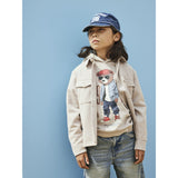 Name It Chateau Gray Nkmdobs Ls Nreg Sweat Wh Unb Box