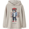 Name It Chateau Gray Nkmdobs Ls Nreg Sweat Wh Unb Box