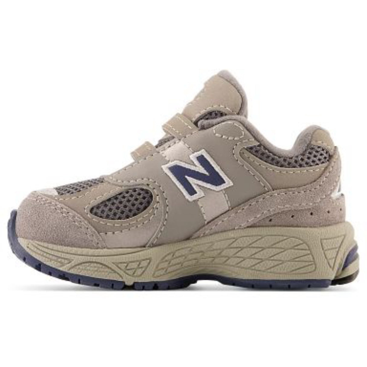 New Balance Grey New Balance 2002 Kids Hook & Loop