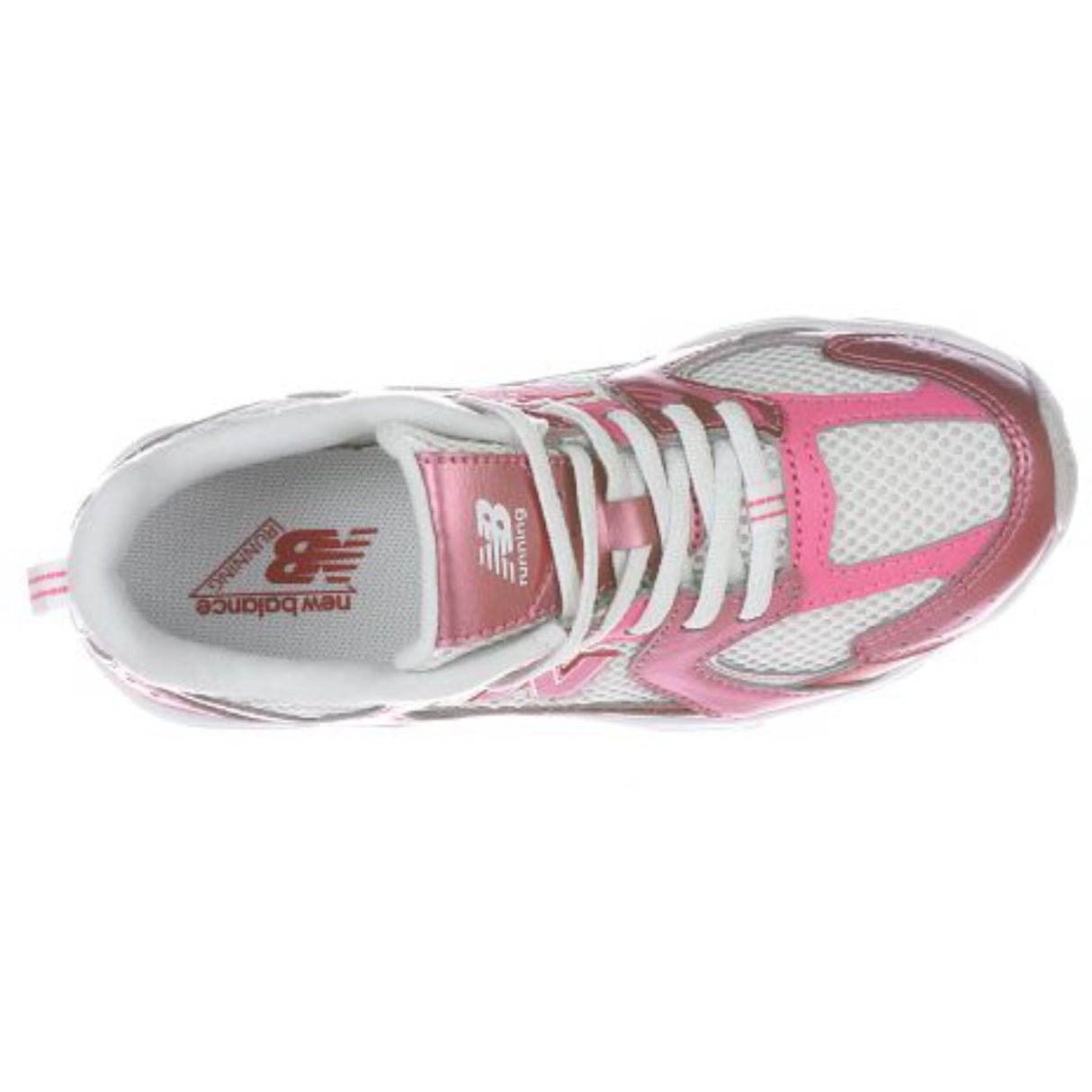 New Balance Pink Satin New Balance 530 Kids Bungee Lace