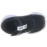 New Balance Black New Balance FreshFoam 578 Kids Bungee Lace Med Topp Stropp