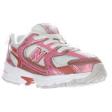 New Balance Pink Satin New Balance 530 Kids Bungee Lace