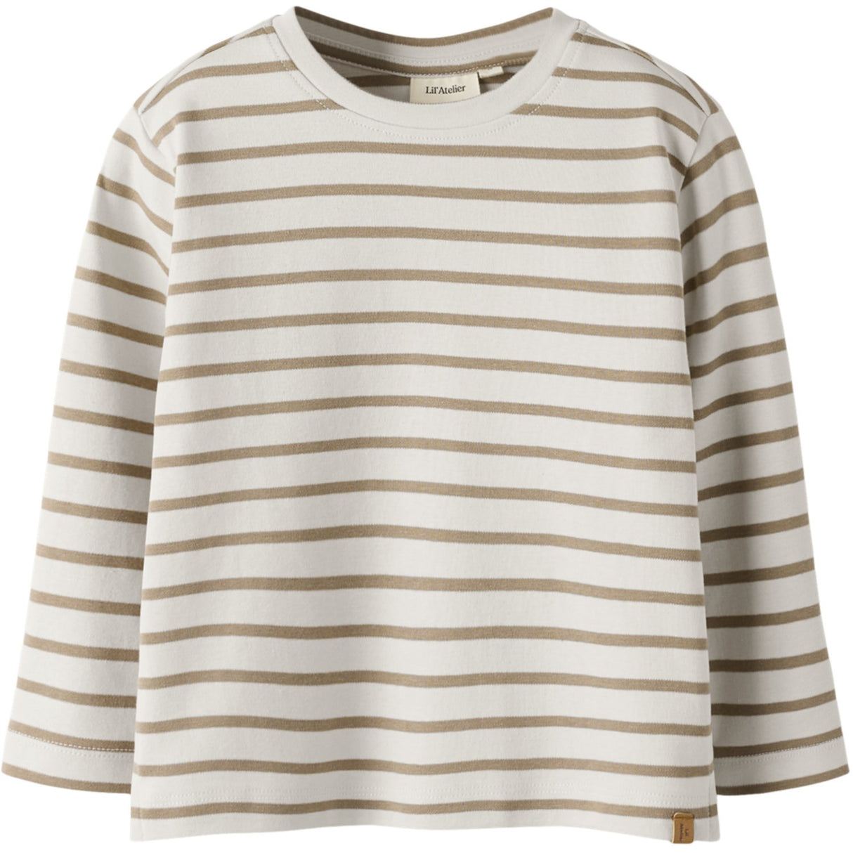 Lil'Atelier Turtledove Sepia Tint Nmmlimia Ls Loose Topp Lil Noos