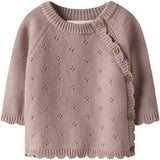 Lil'Atelier Misty Rose Nbflaguna Ls Omslags Strikk Lil Noos
