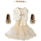 Maileg Balletdragt Og Tylskørt Creme, Størrelse 3