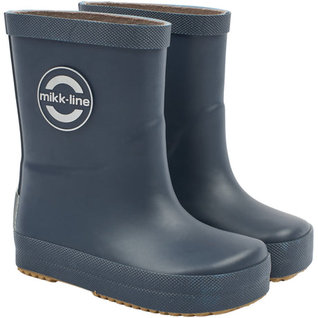 Mikk-Line Blue Nights Gummistøvler Solid - Barefoot