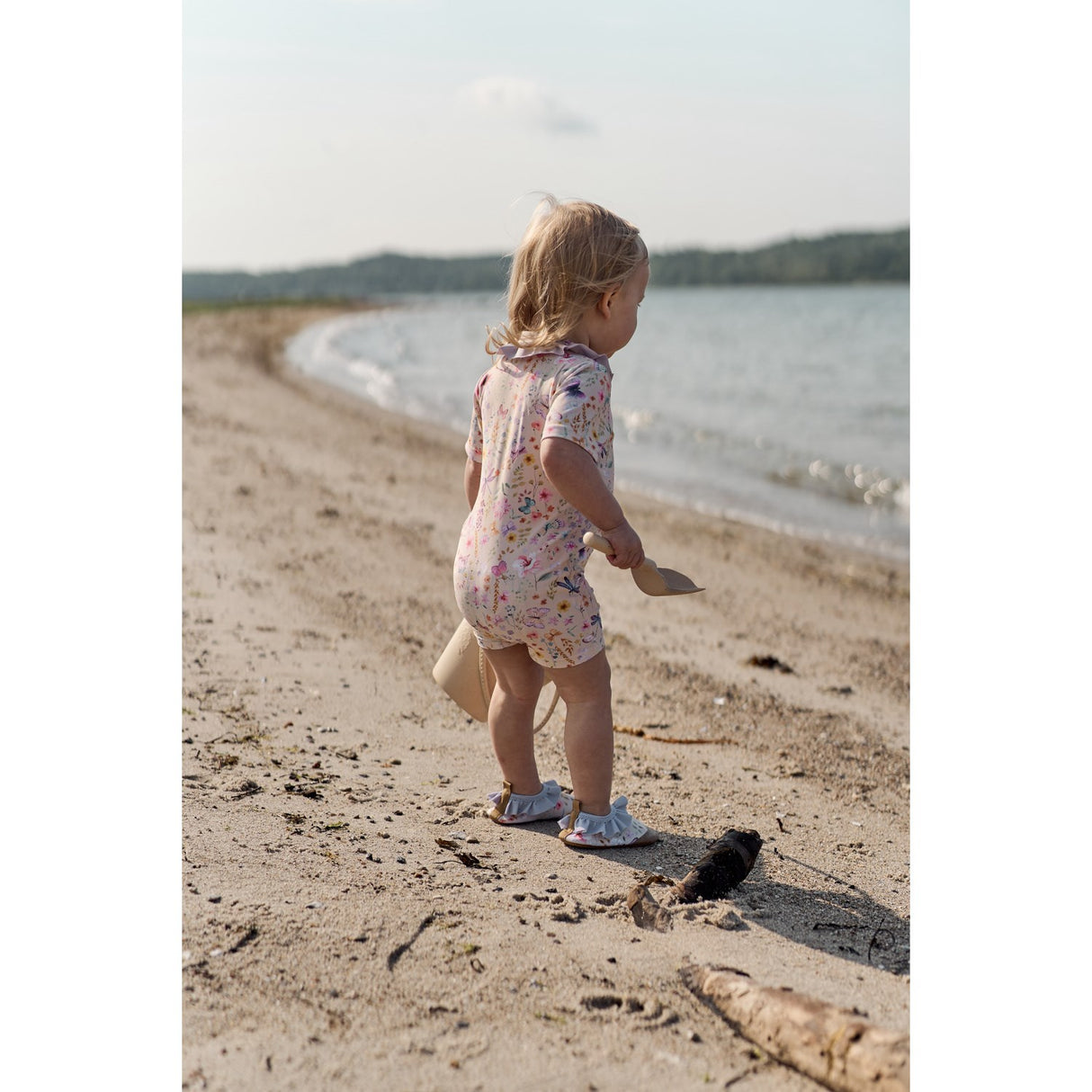 Mikk-Line Butterfly AOP Swim Drakt Uv Frill AOP
