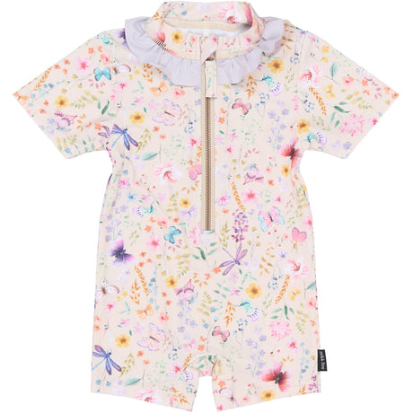 Mikk-Line Butterfly AOP Swim Drakt Uv Frill AOP