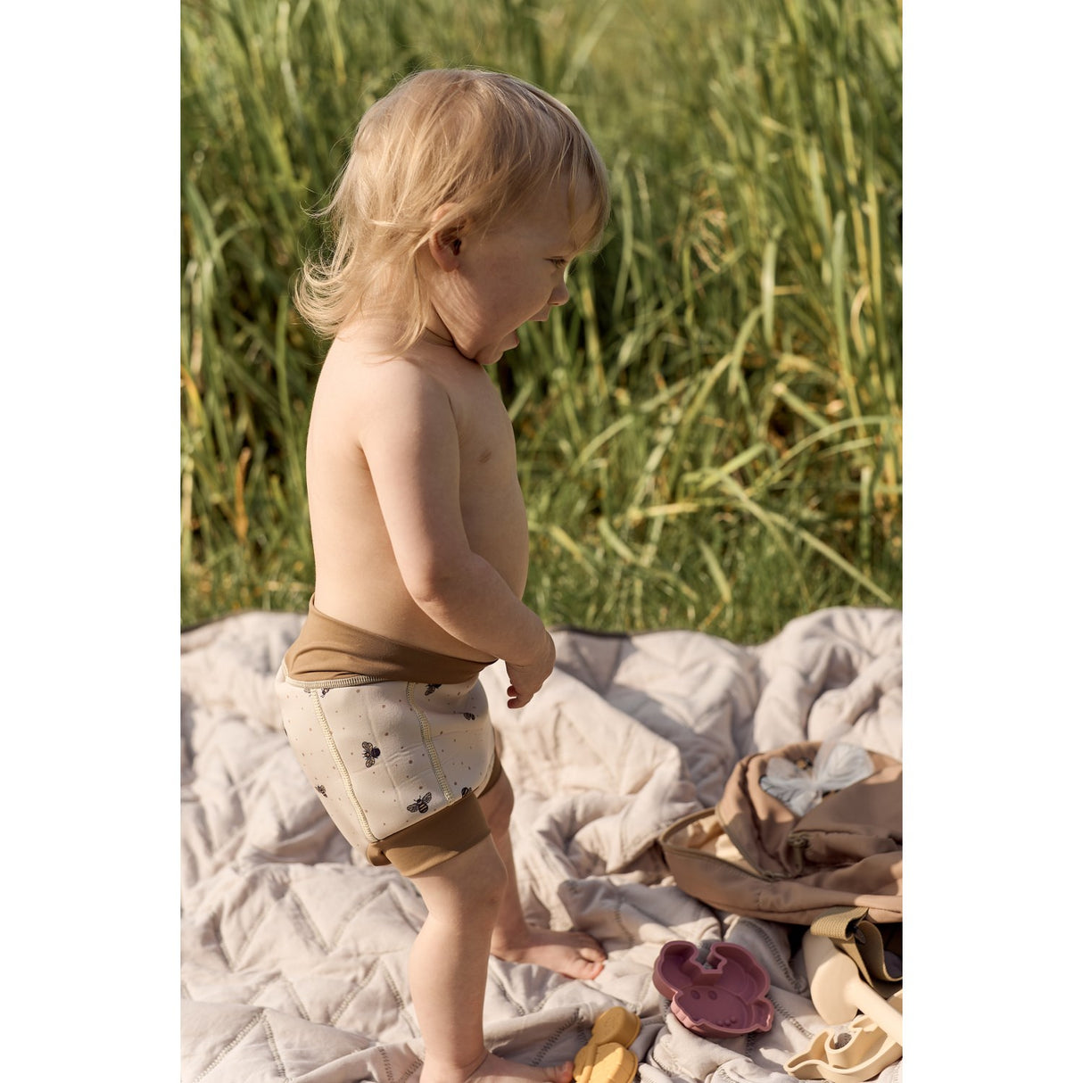 Mikk-Line Bumble Bee AOP Swim Baby Pant AOP