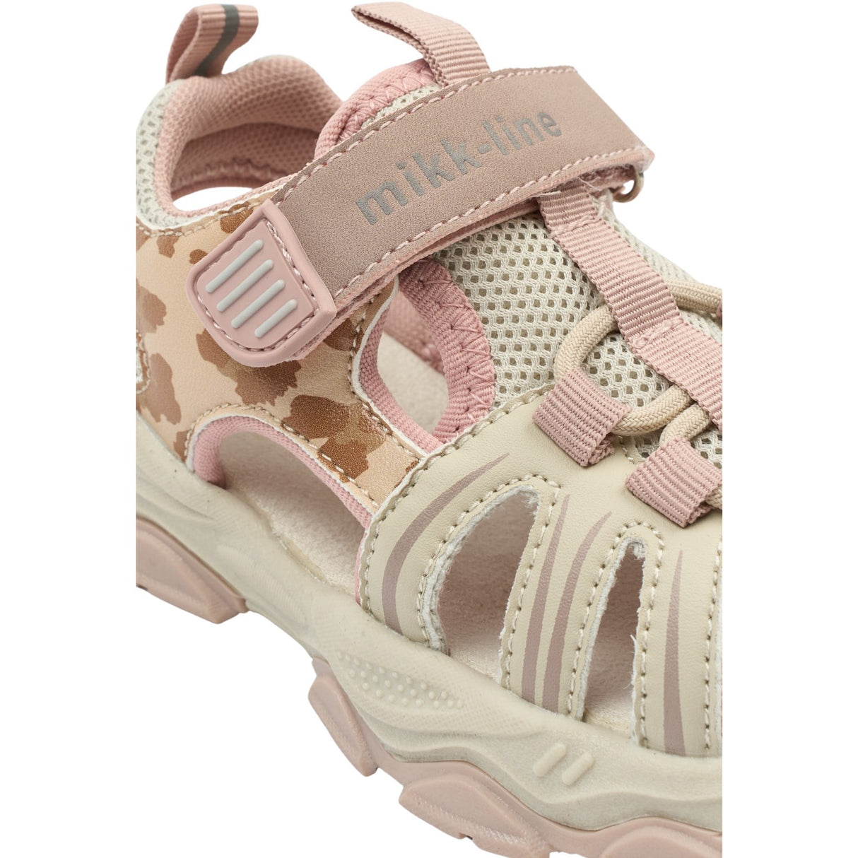 Mikk-Line Cinder Sandal Mesh Med Borrelås