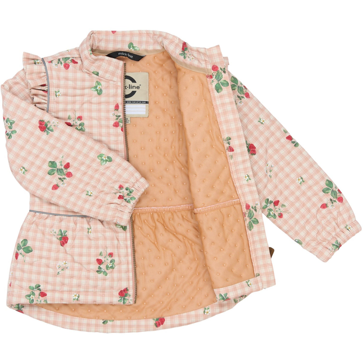 Mikk-Line Strawberry AOP Thermal+ Frill Sett AOP