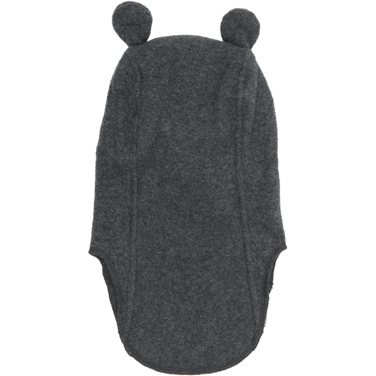 Mikk-Line Anthracite Melange Bomull Fleece Fullface Med Ears