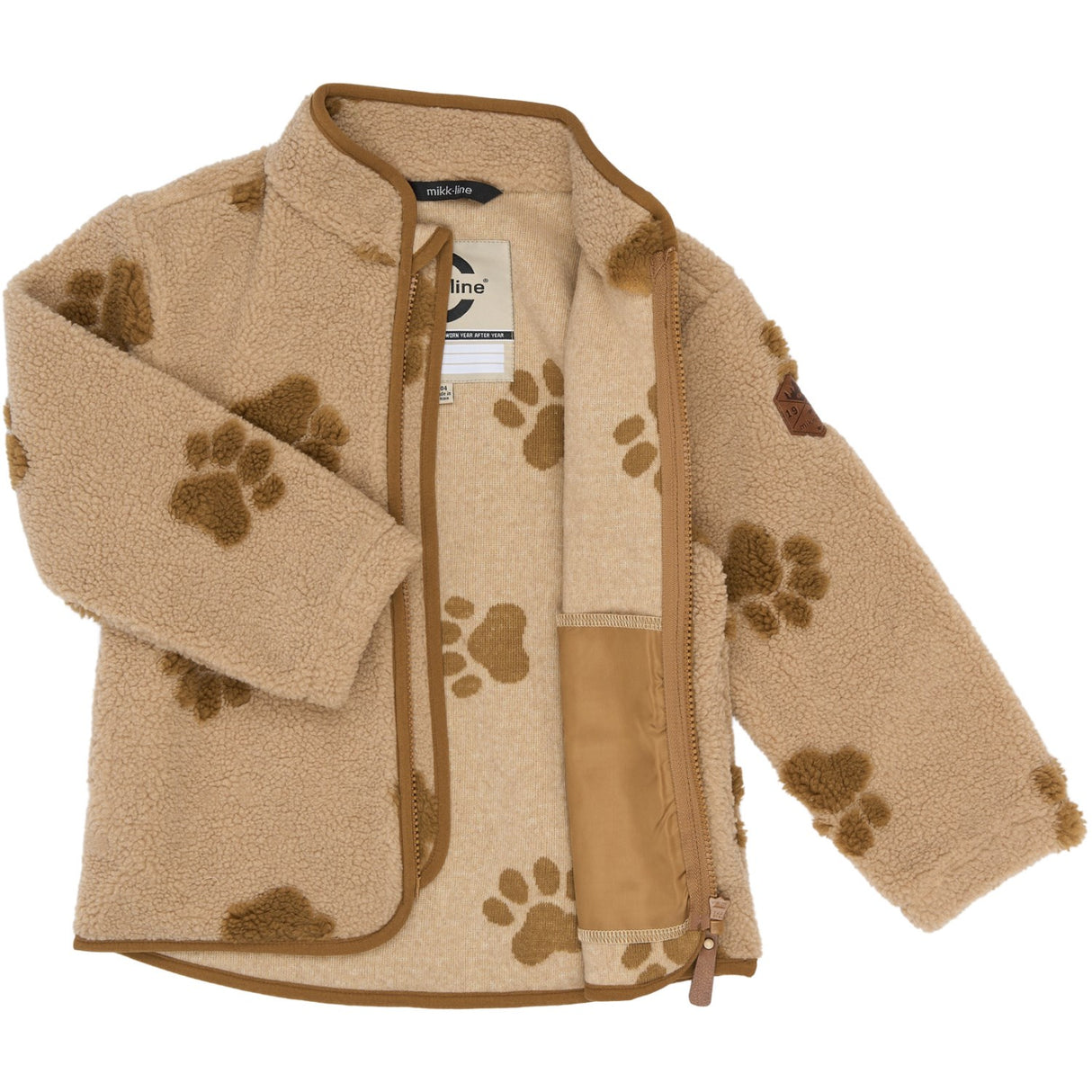 Mikk-Line Paw AOP Teddybjørn Jakke 3D