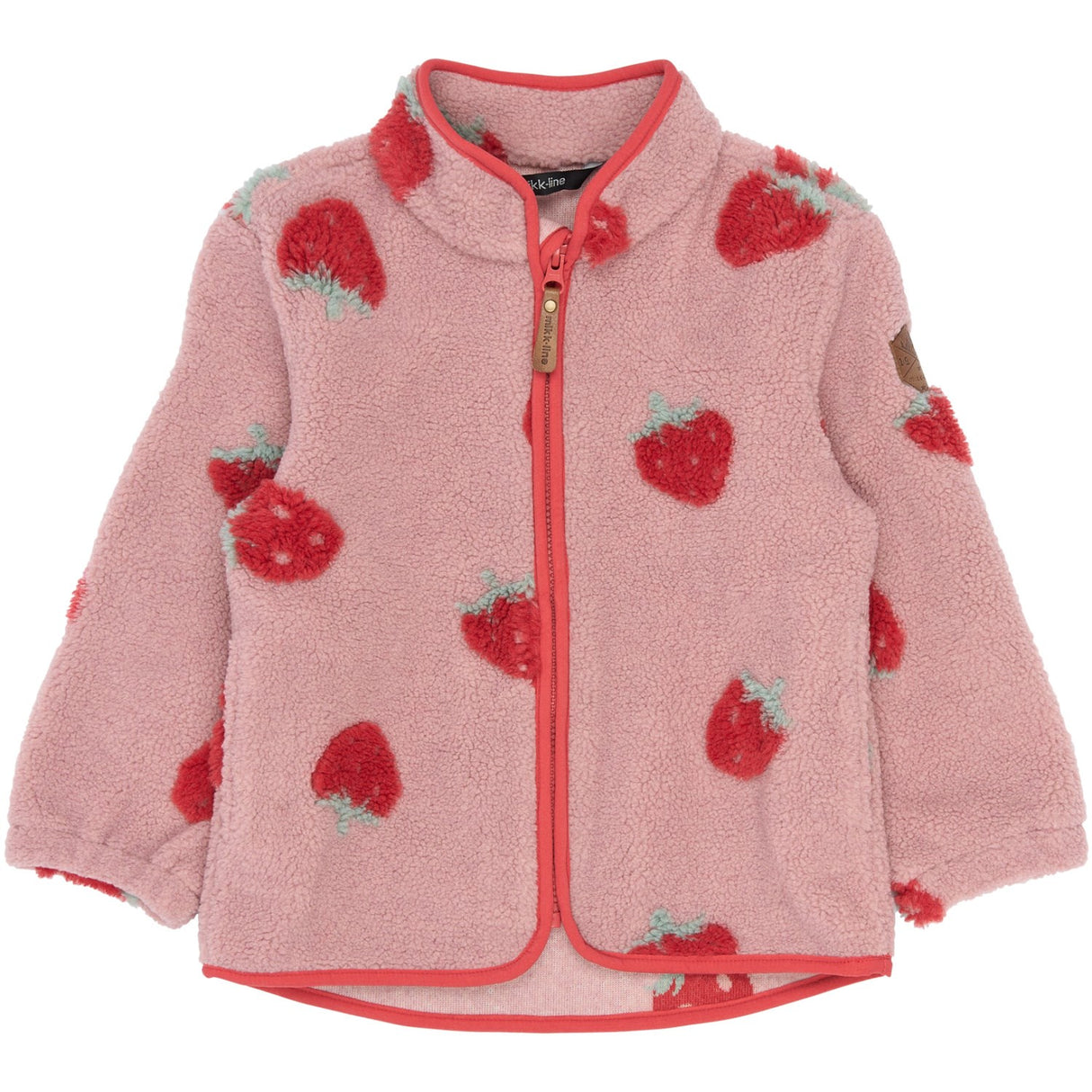 Mikk-Line Strawberry AOP Teddybjørn Jakke 3D