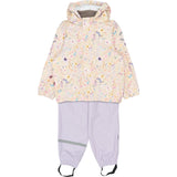 Mikk-Line Butterfly AOP Pu Rain Sett AOP