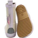 Mikk-Line Oyster Gray Gummistøvler Butterfly Barefoot