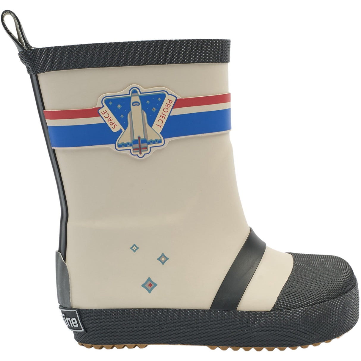 Mikk-Line Oyster Gray Gummistøvler Astronaut Barefoot