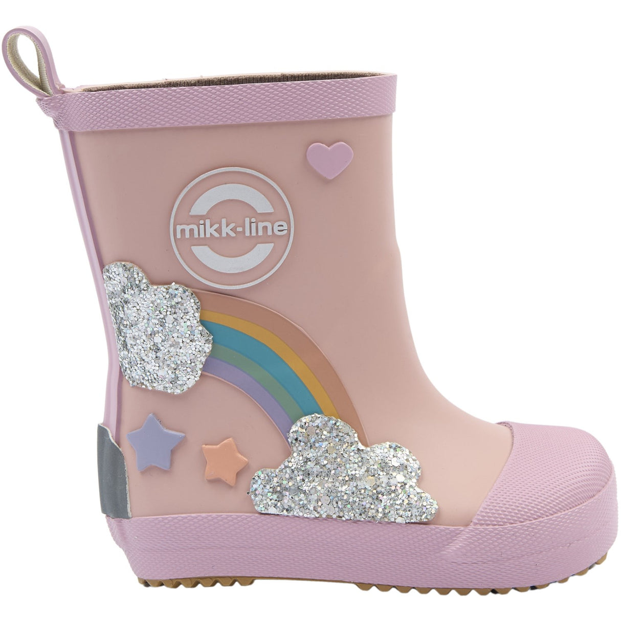 Mikk-Line Adobe Rose Gummistøvler Rainbow Patch Barefoot