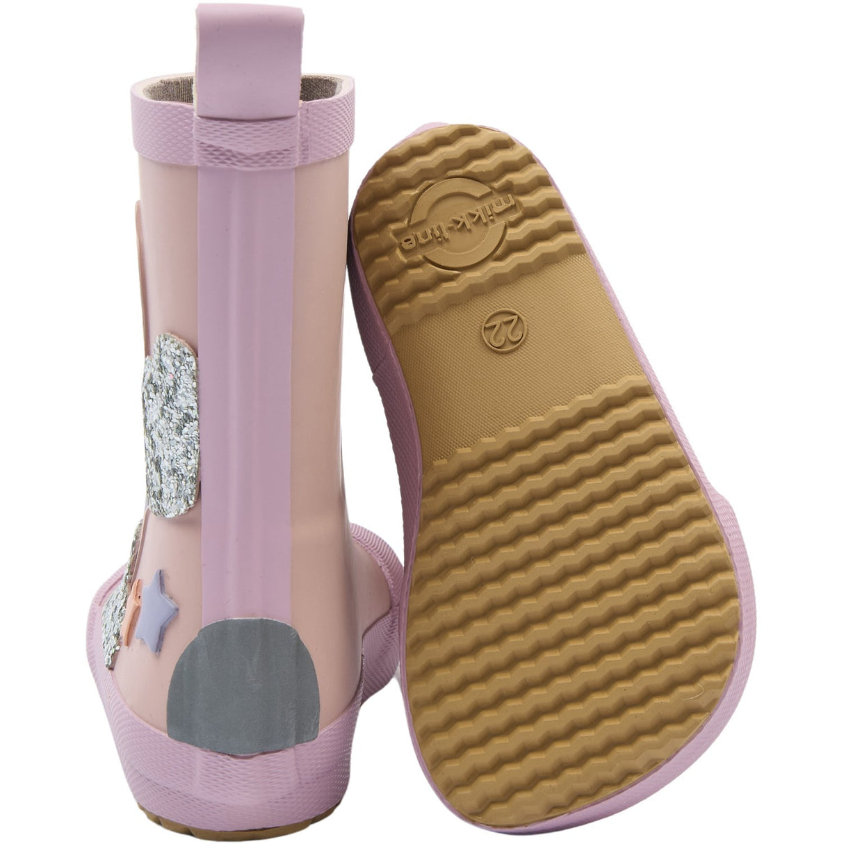 Mikk-Line Adobe Rose Gummistøvler Rainbow Patch Barefoot