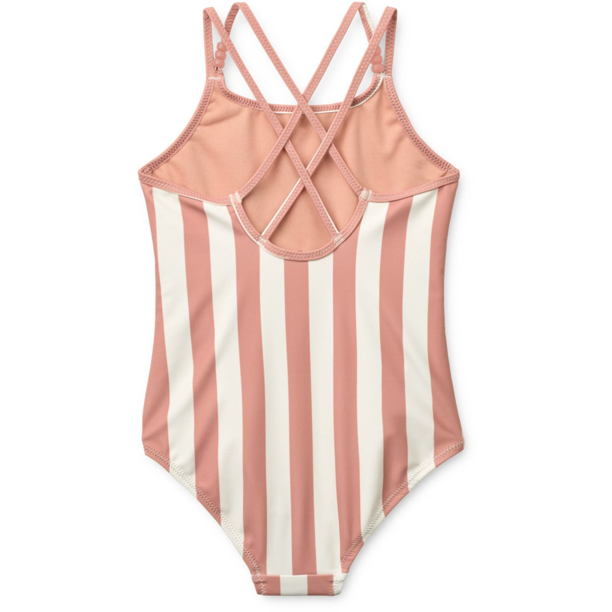 LIEWOOD Coral Blush / Creme De La Creme Stripe Suna Stripe Badedrakt