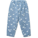 LIEWOOD Sweethearts / Light Blue Denim Borris Printed Denim Bukser