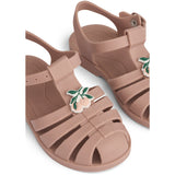 LIEWOOD Peach / Dark Rose Bre Sandaler Med Charms